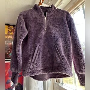 All in Motion Lavender Sherpa Jacket